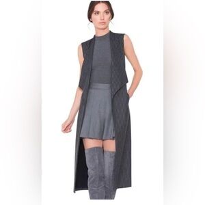 Alice + Olivia Keaton Pinstripe Vest